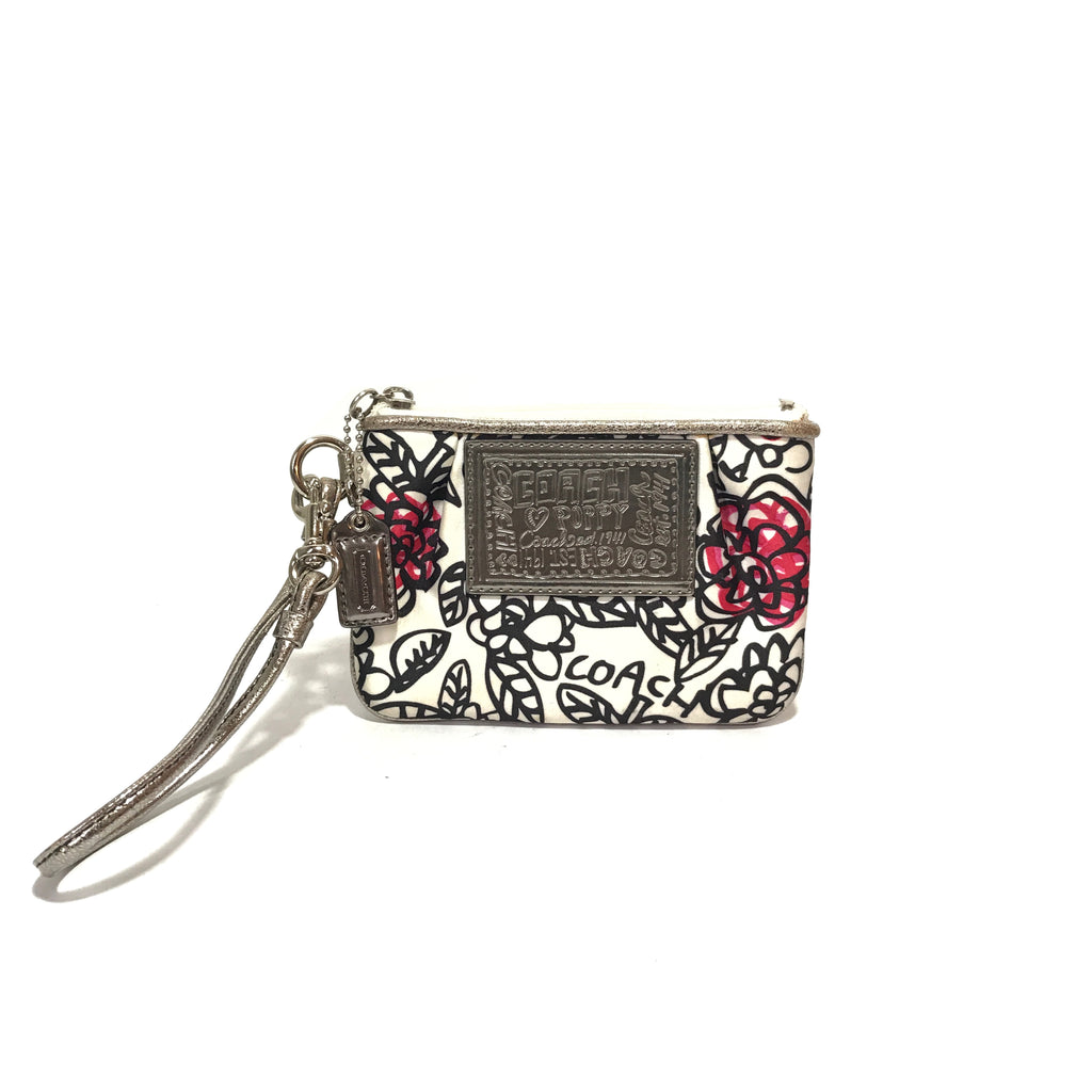 Coach Floral Printed Mini Wristlet | Gently Used |