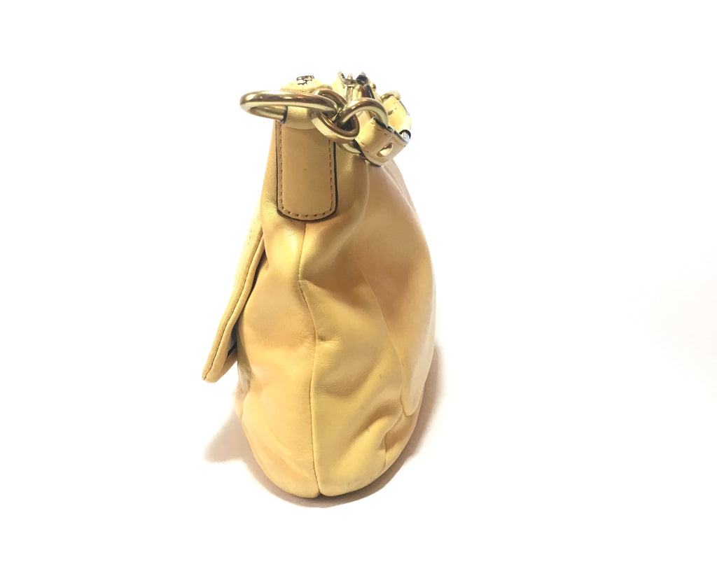 Coach Yellow Leather Shoulder Bag | Pre Loved | - Secret Stash