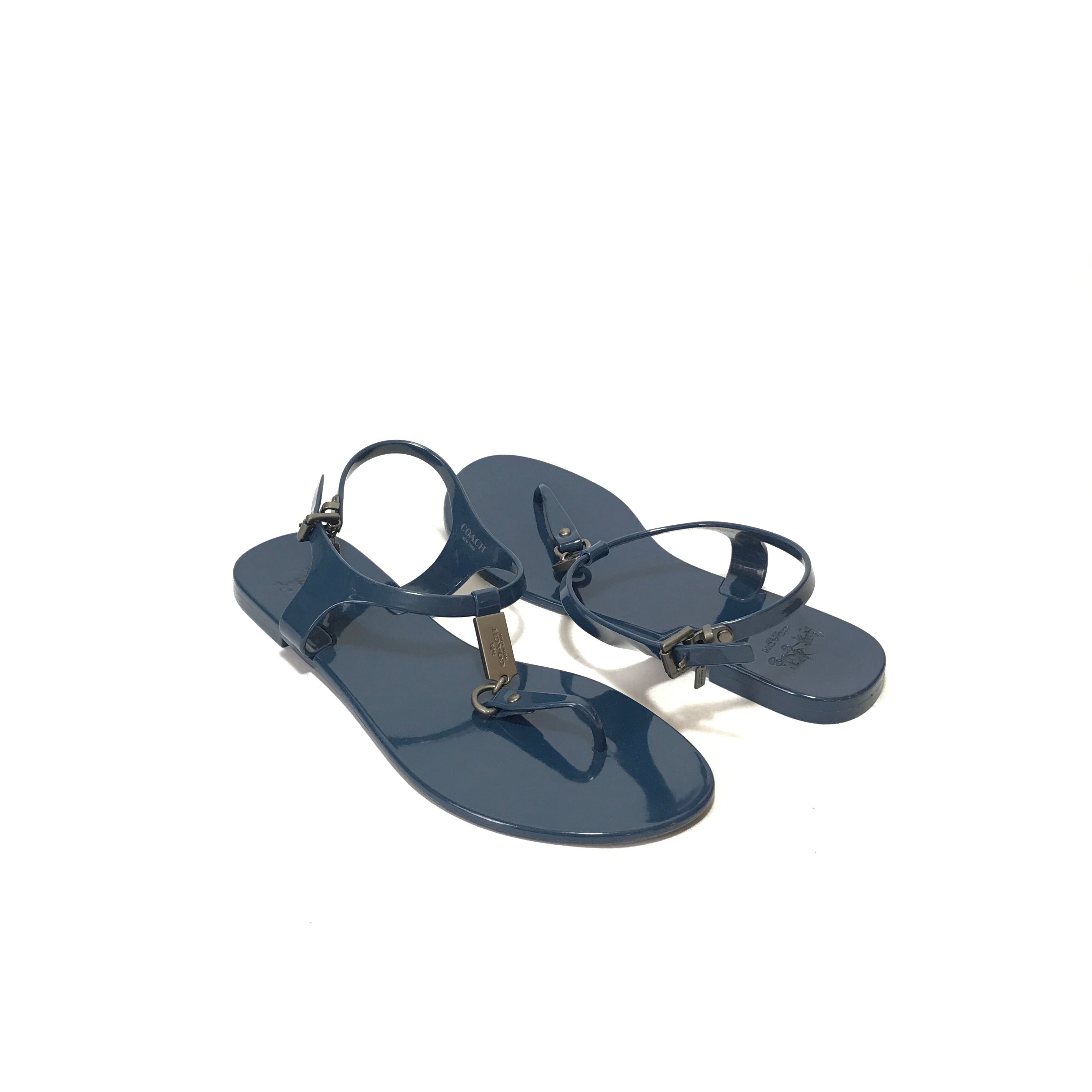 Coach plastic sandals hotsell