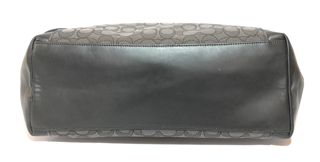 Coach Signature Collection Black & Grey Tote Bag | Brand New | - Secret Stash