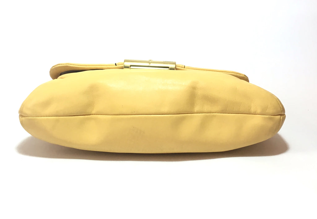 Coach Yellow Leather Shoulder Bag | Pre Loved | - Secret Stash
