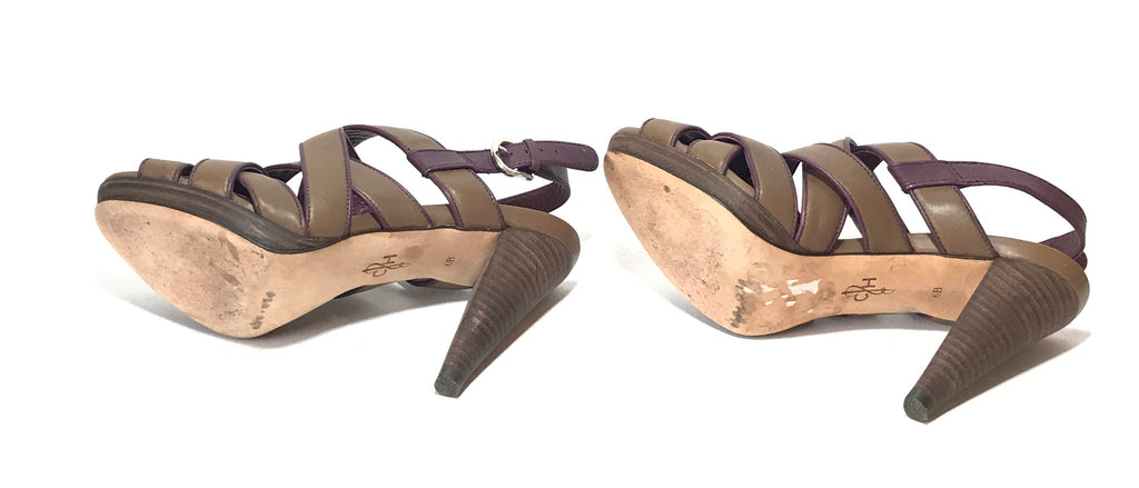 Cole Haan Brown Multi Strap Heels | Like New |