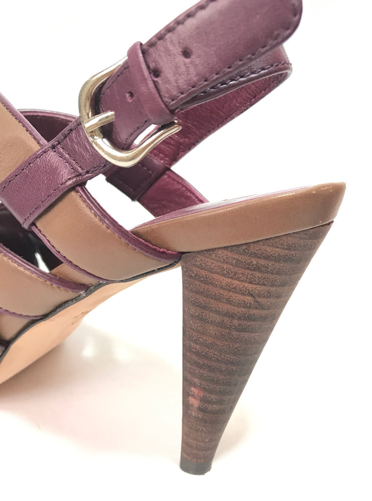 Cole Haan Brown Multi Strap Heels | Like New |
