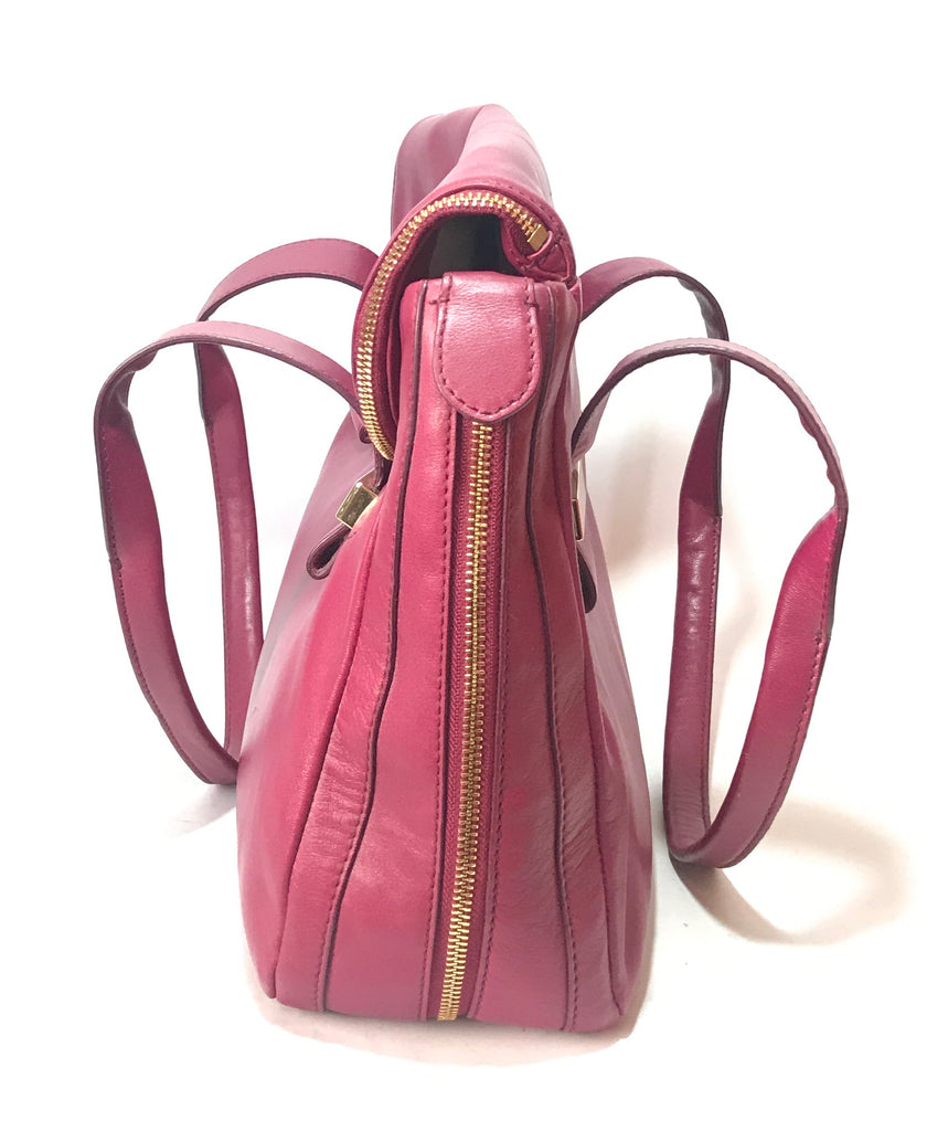 Cole Haan Deep Fuchsia Shoulder Bag | Pre Loved |