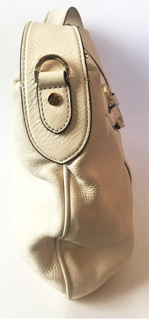 Tory Burch 'Amanda' White Leather Shoulder Bag | Pre Loved |
