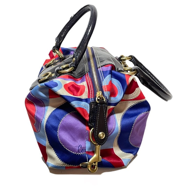 Coach Multi-Coloured Logo Printed Bag | Gently Used |