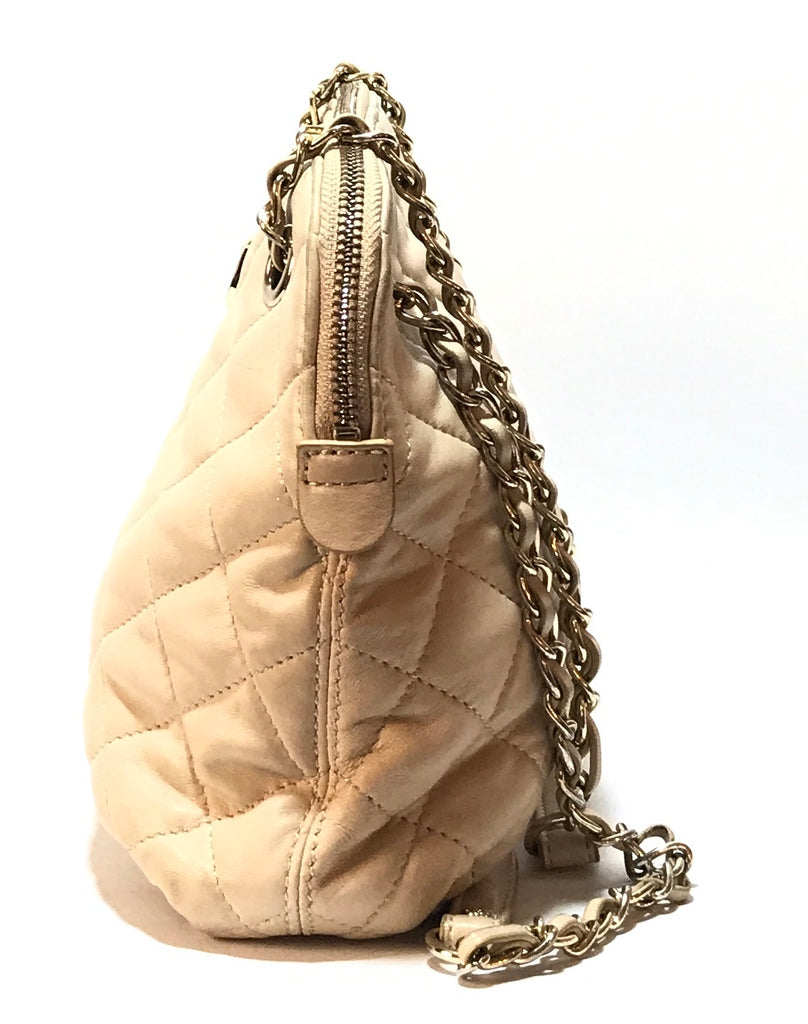 DKNY Ivory Quilted Leather Bag | Pre Loved | - Secret Stash