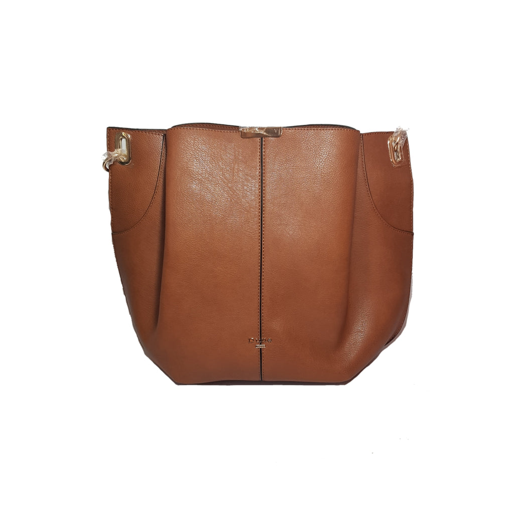 Dune Tan 'Derly' Large Shoulder Bag | Brand New |