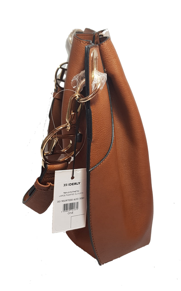 Dune Tan 'Derly' Large Shoulder Bag | Brand New |