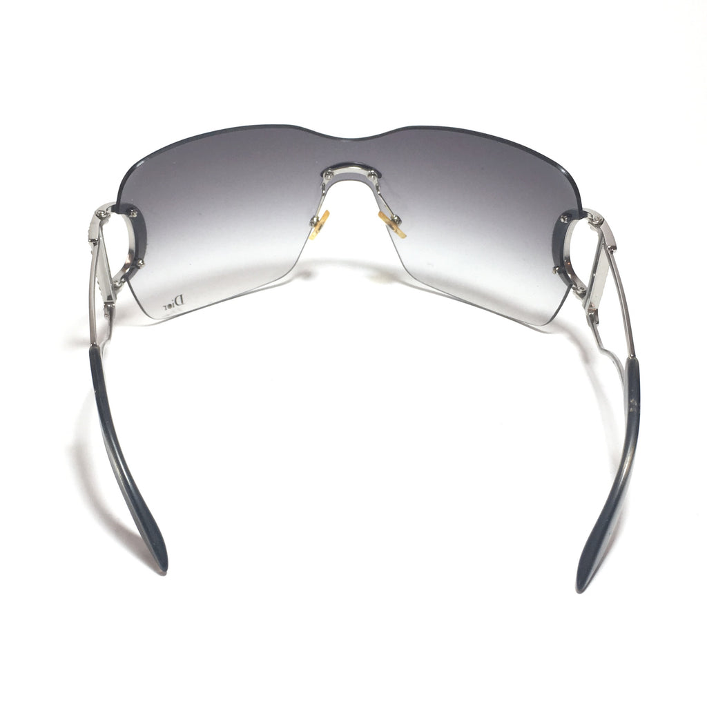 Christian Dior DIORLY 1 Rhinestone Wraparound Sunglasses | Pre Loved | - Secret Stash