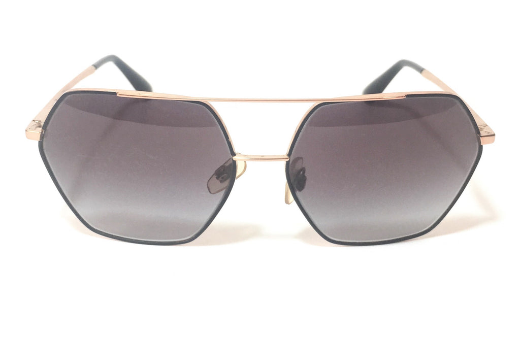 Dolce & Gabbana DG2157 Unisex Hexagon Aviator Sunglasses | Pre Loved |