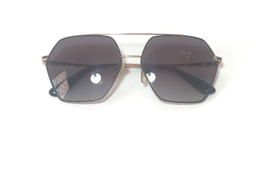 Dolce & Gabbana DG2157 Unisex Hexagon Aviator Sunglasses | Pre Loved |