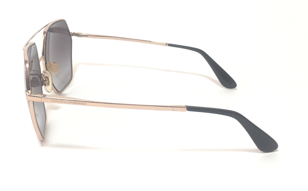 Dolce & Gabbana DG2157 Unisex Hexagon Aviator Sunglasses | Pre Loved |