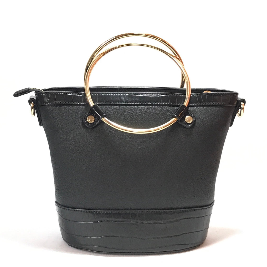 Dune Black Bucket Bracelet Bag | Like New |