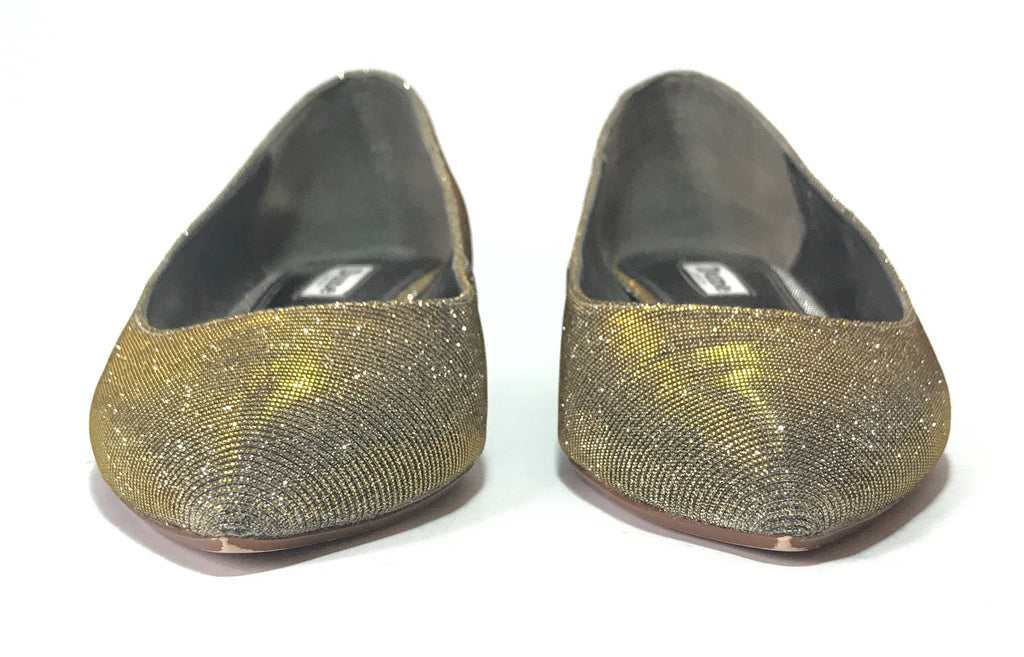 DUNE 'BELA' Glitter Jewelled Pointed Pumps | Like New |