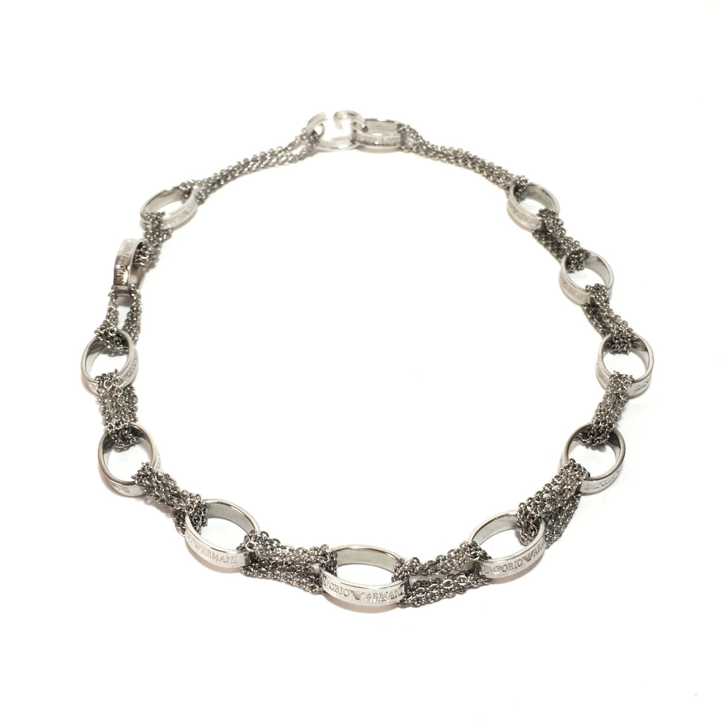 Emporio Armani Silver Chain Necklace | Gently Used |