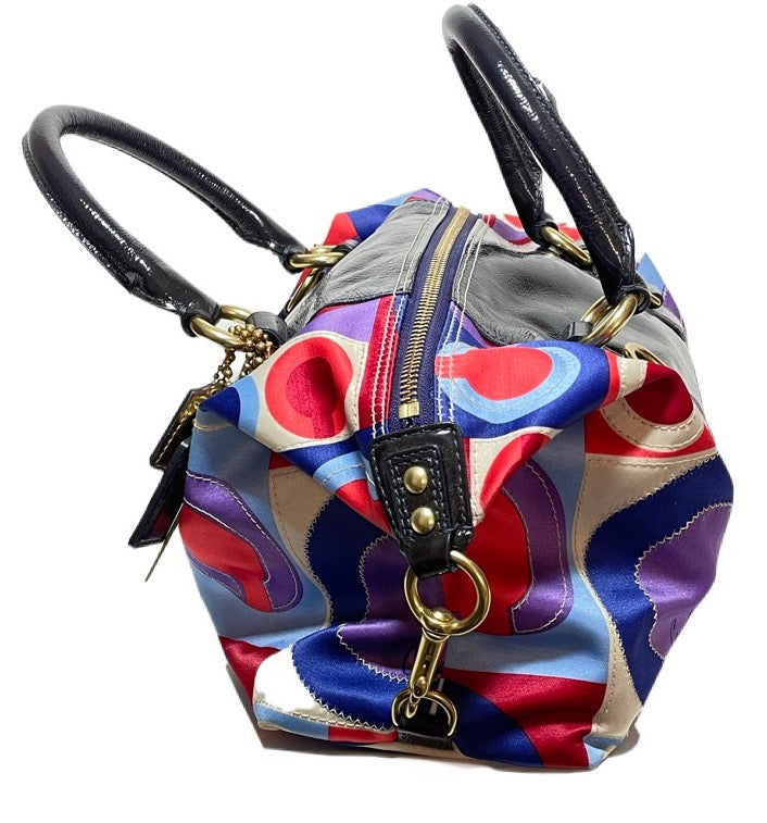 Coach Multi-Coloured Logo Printed Bag | Gently Used |