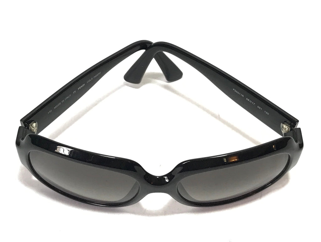 Fendi FS 5011 Black Rectangular Sunglasses | Pre Loved |