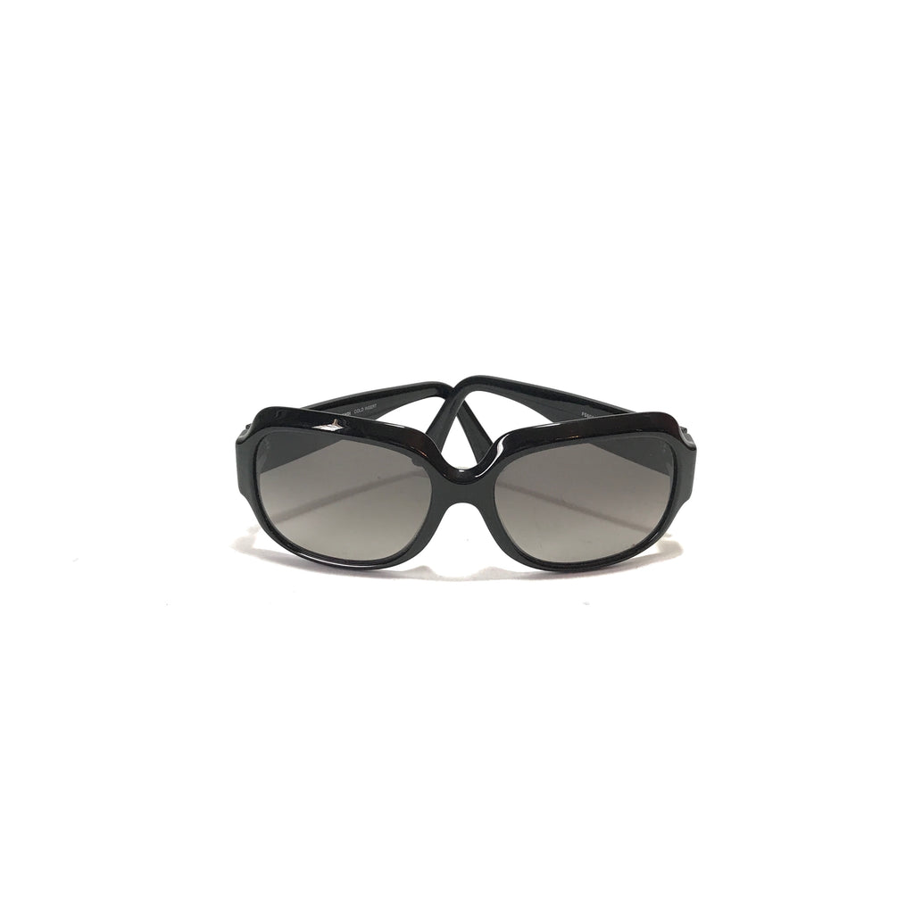 Fendi FS 5011 Black Rectangular Sunglasses | Pre Loved |