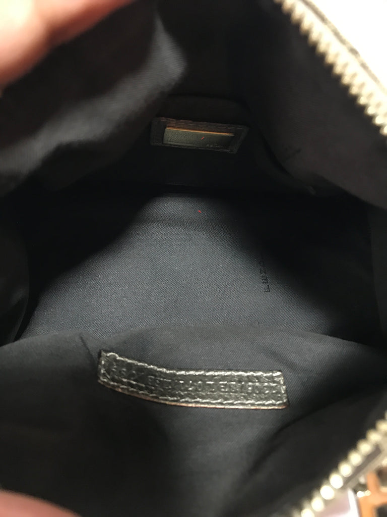 Fendi Monogram & Studs Canvas & Leather Mini Bag | Pre Loved |