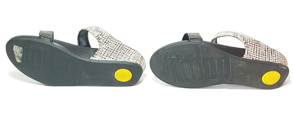 FitFlop 'Banda Crystal Snake' Slide Sandals | Gently Used |
