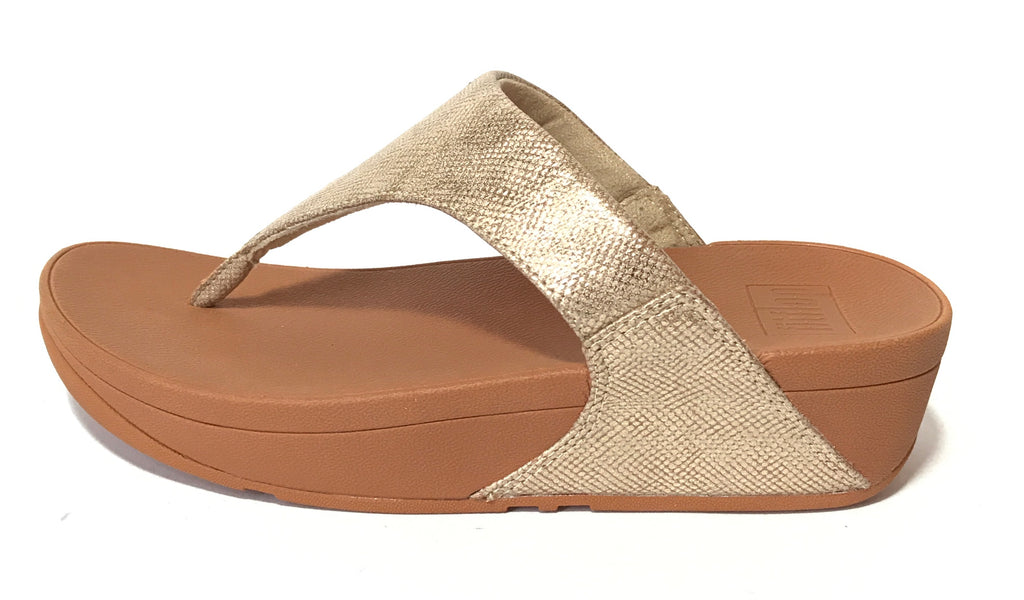 Fitflop Gold & Brown Sandals | Brand New |