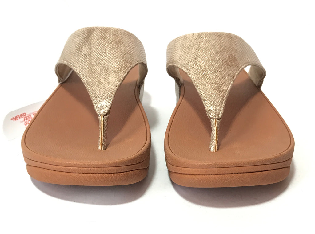 Fitflop Gold & Brown Sandals | Brand New |