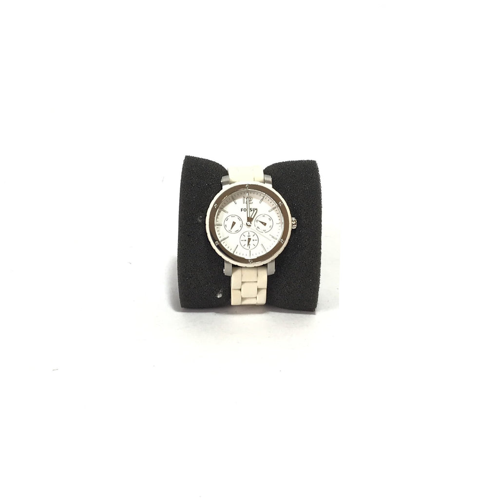 Fossil Ceramic White Bracelet Watch | Pre Loved |