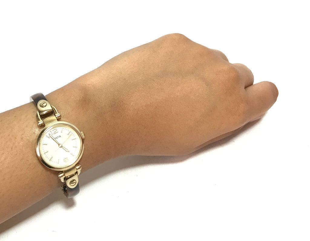 Fossil Gold & Brown Gradient Watch | Pre loved |