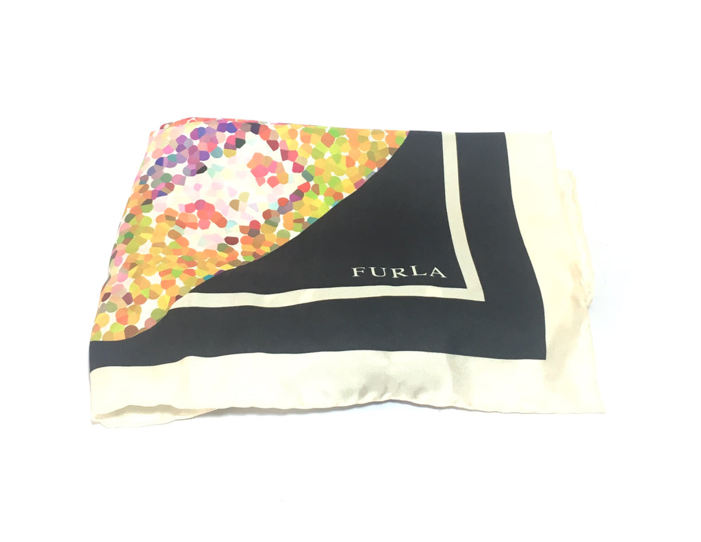 Furla Printed Silk Scarf | Like New |