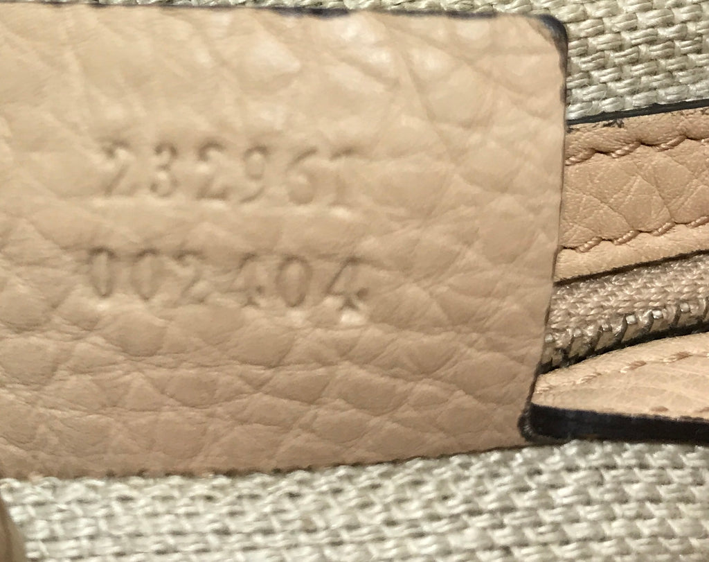 Gucci Beige Monogram Canvas & Leather Shoulder Bag | Gently Used |