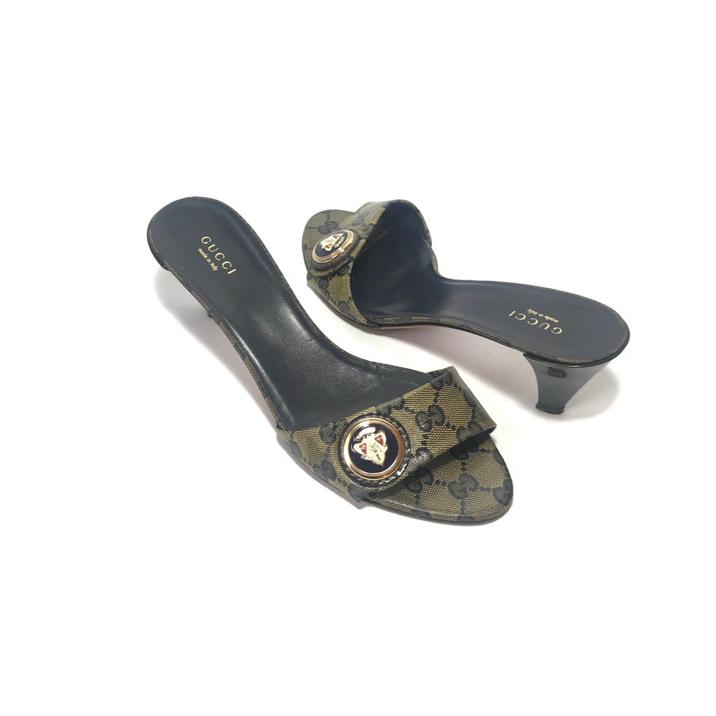 Gucci 'Hysteria Cristal' GG Sandals | Pre Loved |