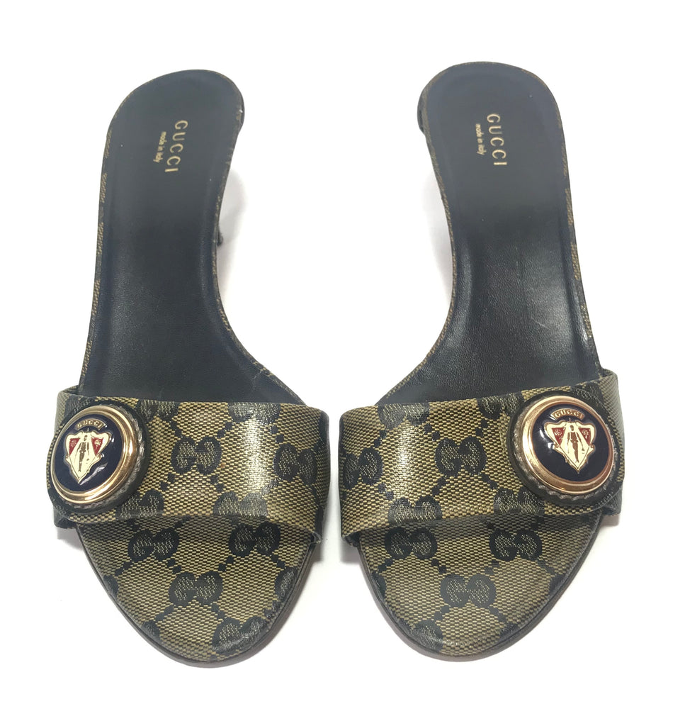 Gucci 'Hysteria Cristal' GG Sandals | Pre Loved |