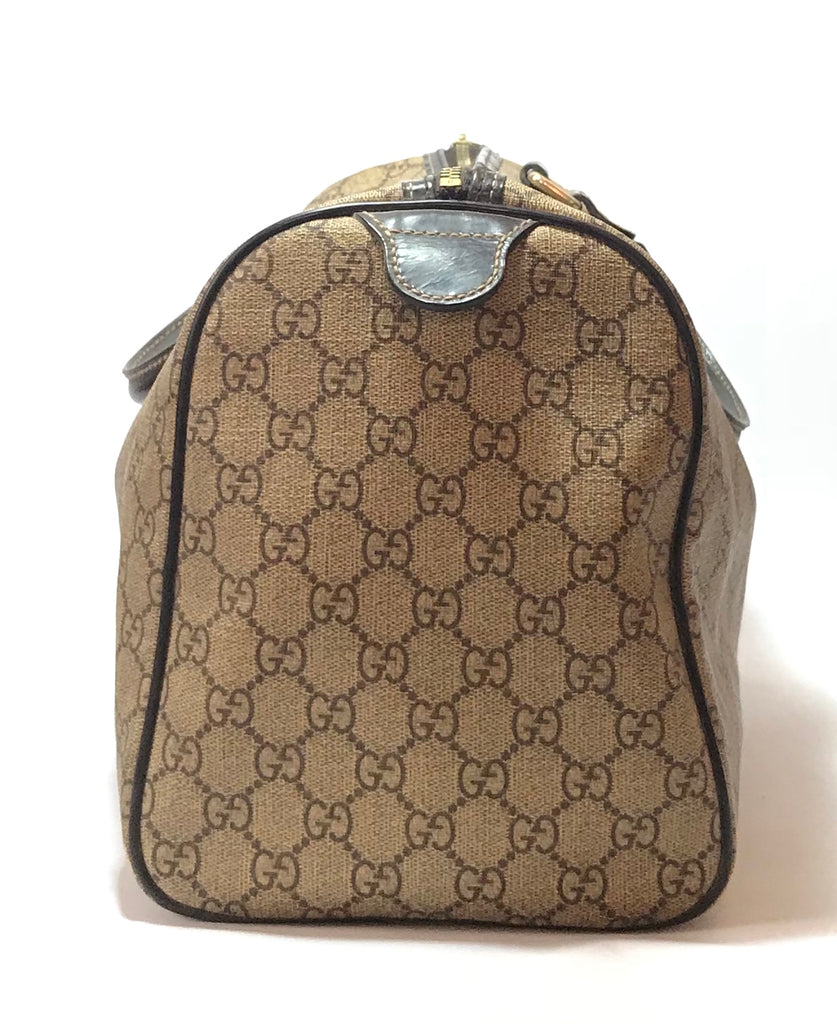 Gucci Monogram Tattoo Heart Medium Joy Boston Tote | Pre Loved |