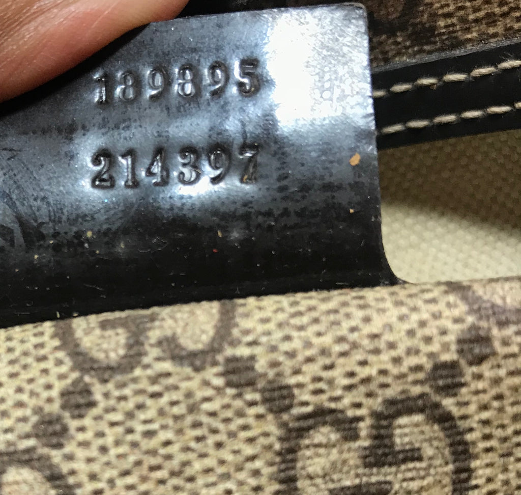 Gucci Monogram Tattoo Heart Medium Joy Boston Tote | Pre Loved |
