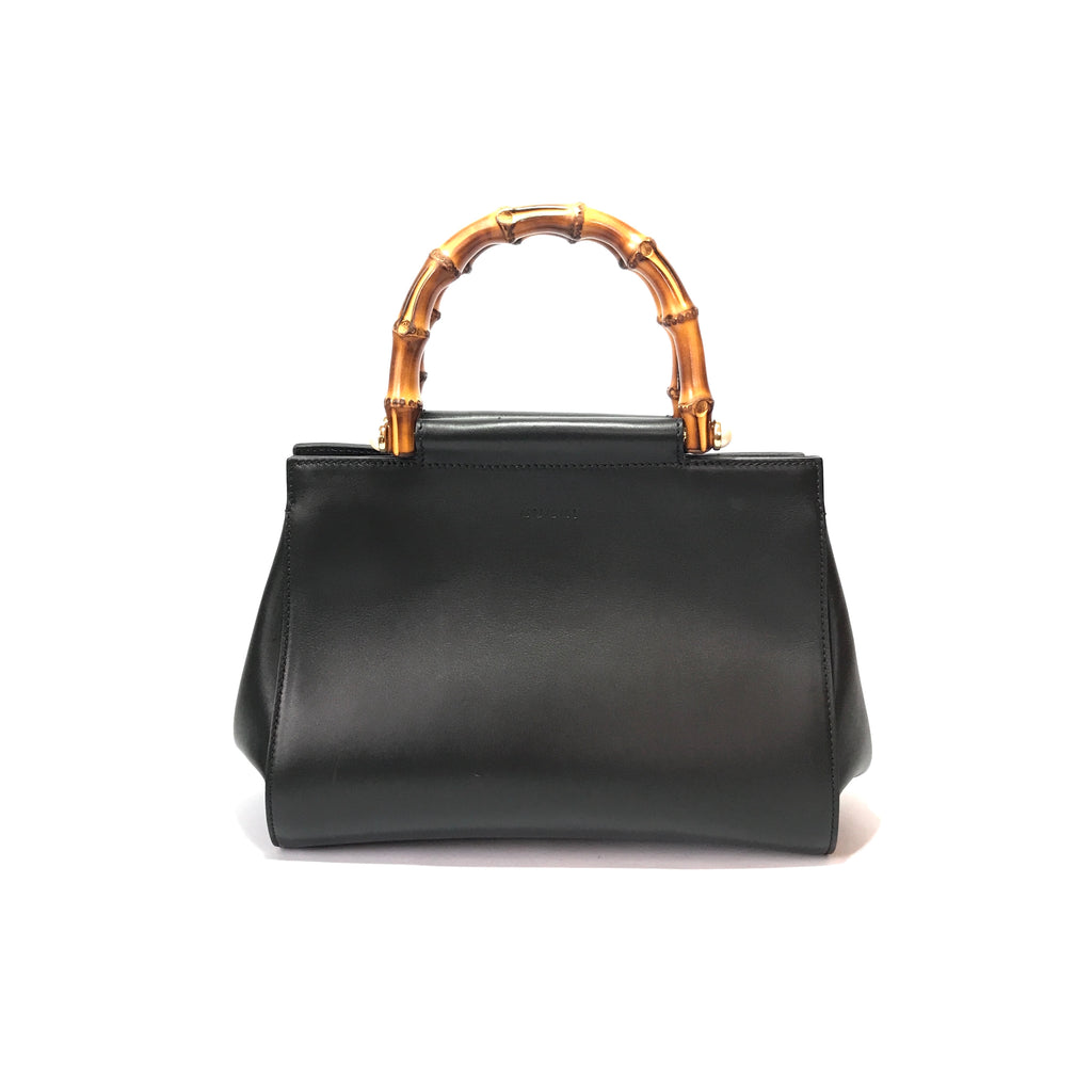 Gucci Nymphaea Bamboo small leather tote | Gently Used | | Secret Stash