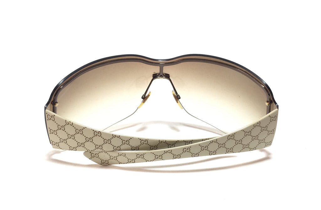 Gucci 1825/S Unisex Wraparound Sunglasses | Pre Loved |