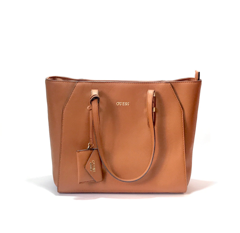 GUESS Tan Tote Bag | Gently Used |