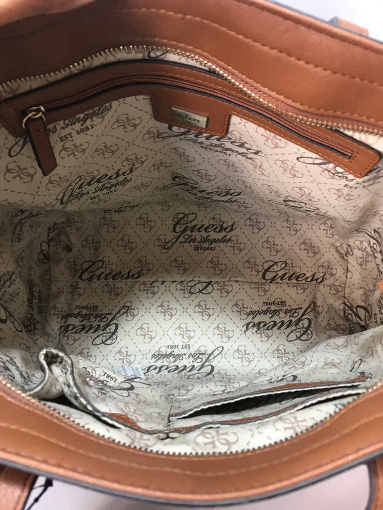 GUESS Tan Tote Bag | Gently Used |
