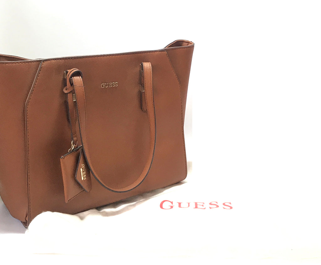 GUESS Tan Tote Bag | Gently Used |