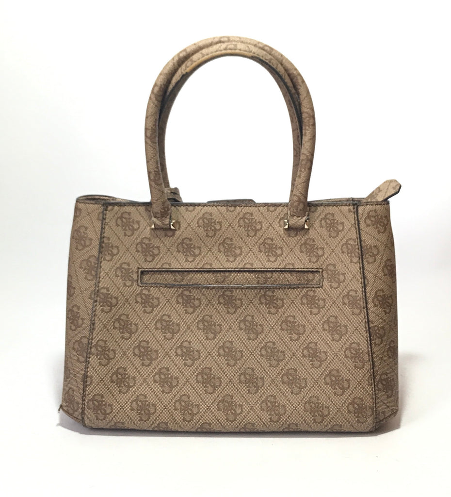 GUESS Monogram Coated Canvas Tote | Gently Used |