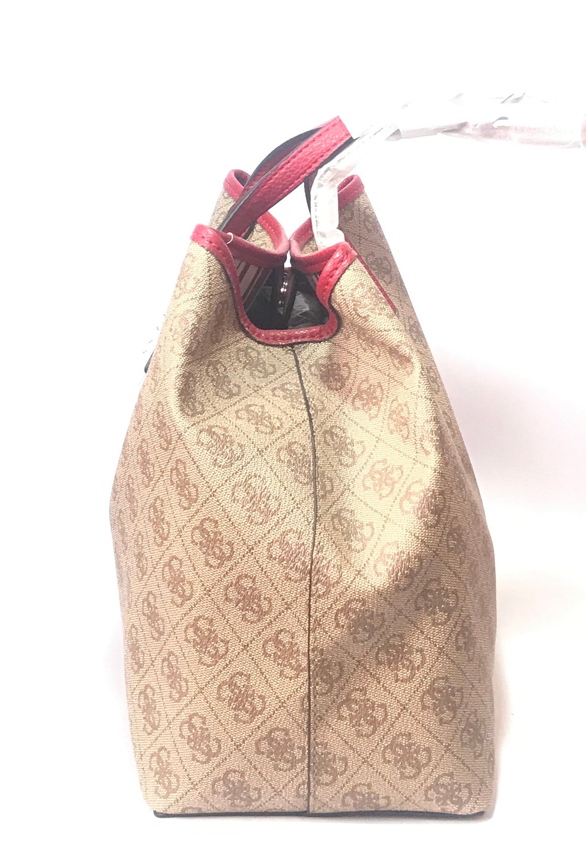 Guess Monogram Canvas Group Vikky Shoulder Bag Brand New Secret Stash