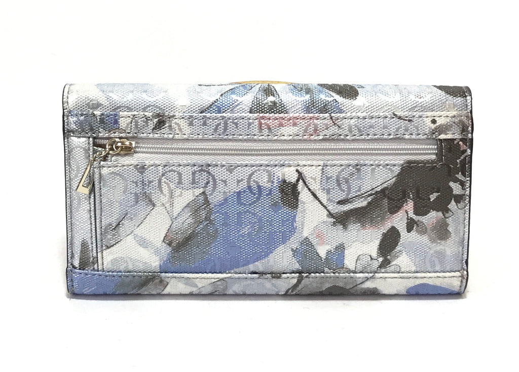Guess Metallic Monogram Printed Wallet  | Brand New |