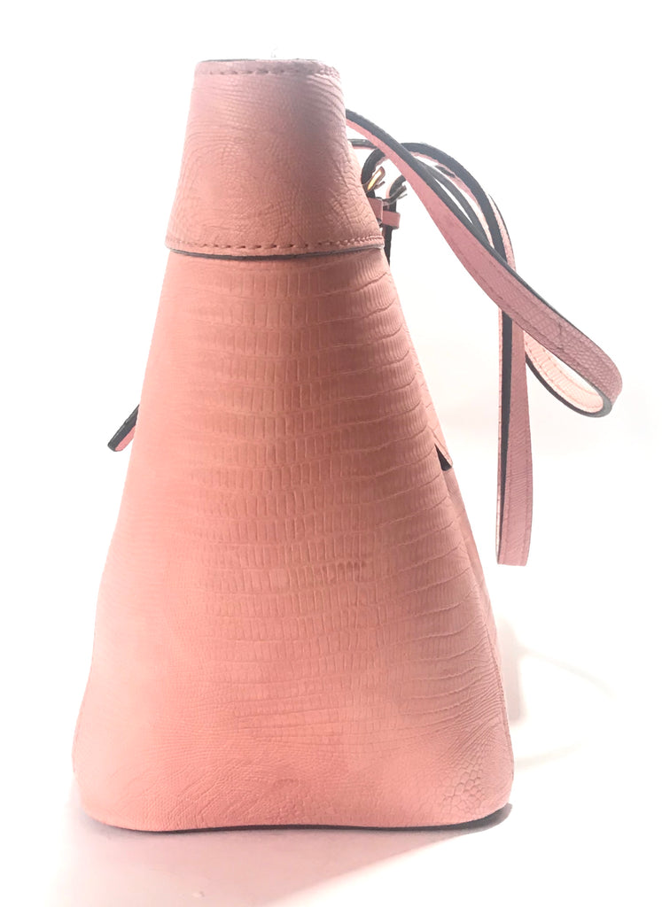 GUESS Pink Leather Tote Bag | Gently Used |