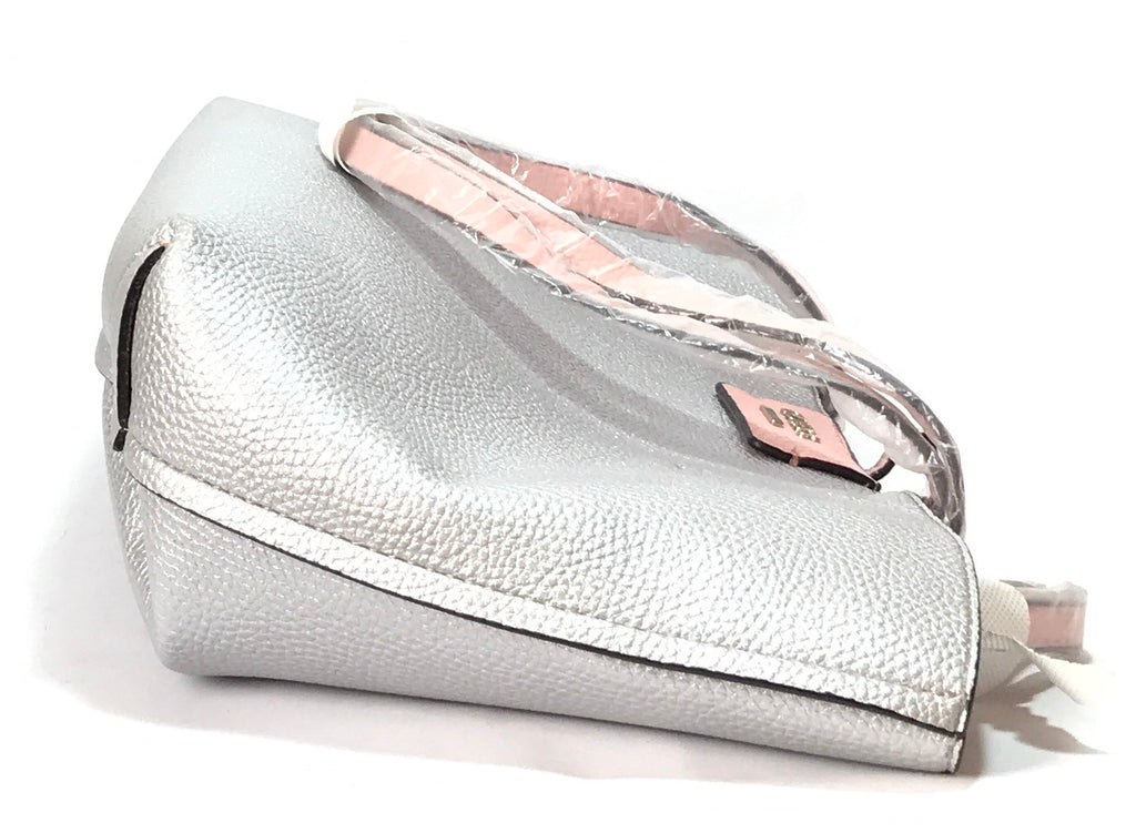 GUESS Silver & Pink Reversible Leather Tote | Brand New |