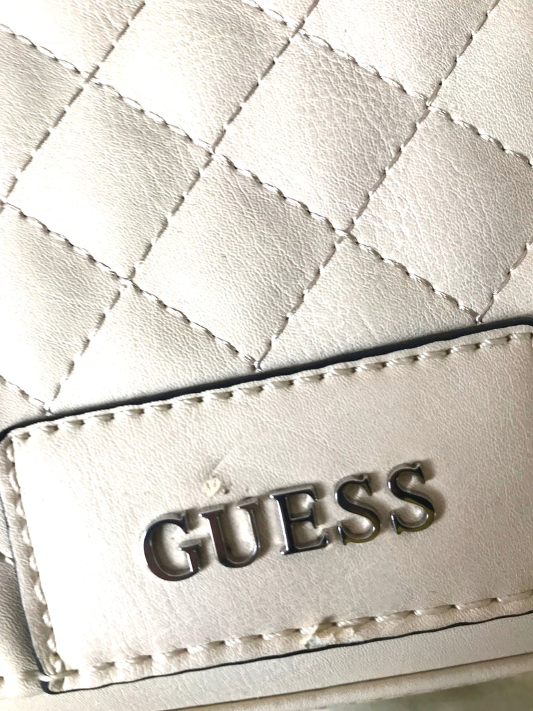 GUESS Quilted Leather Cross Body Bag | Brand New |