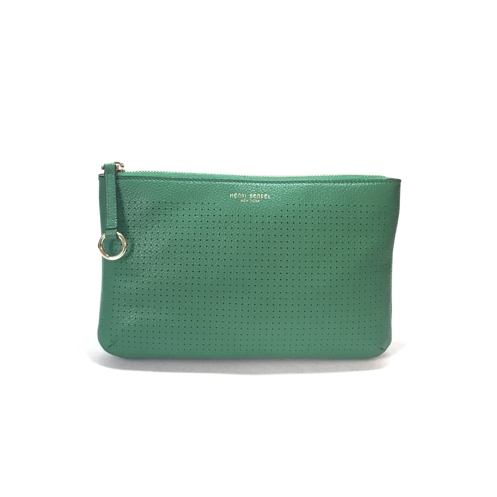 Henri Bendel Green Leather Cross Body Bag Gently Used Secret Stash