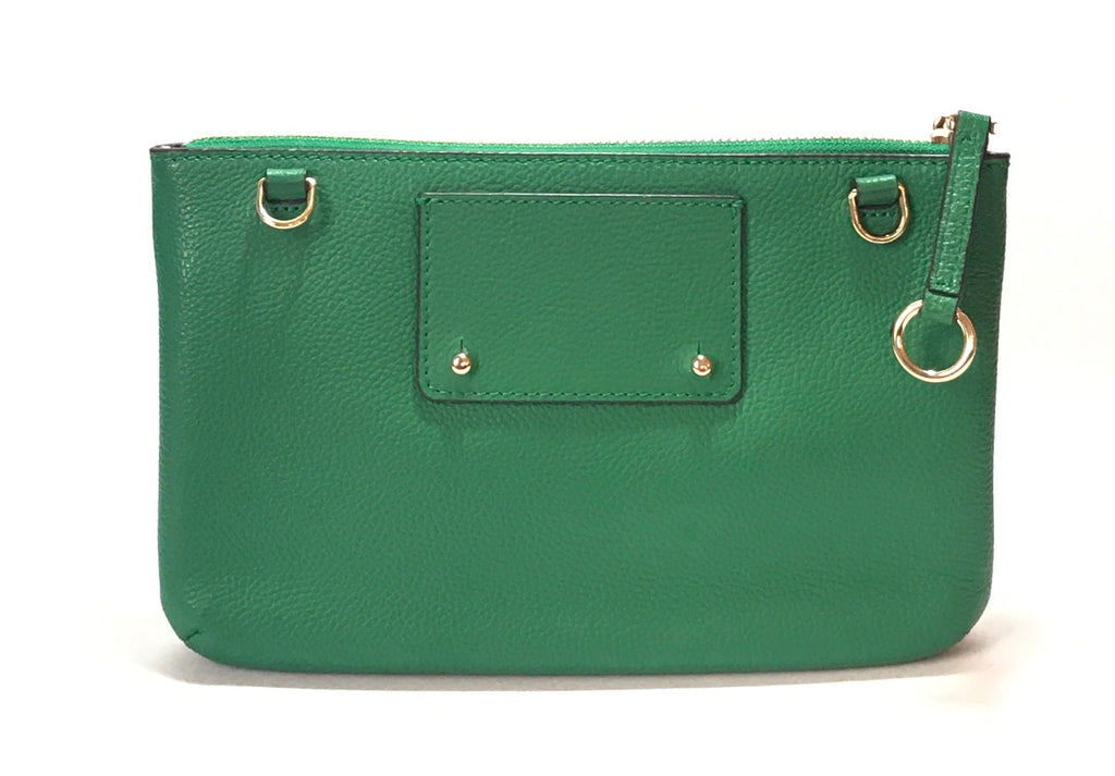 Henri Bendel Green Leather Cross Body Bag Gently Used Secret