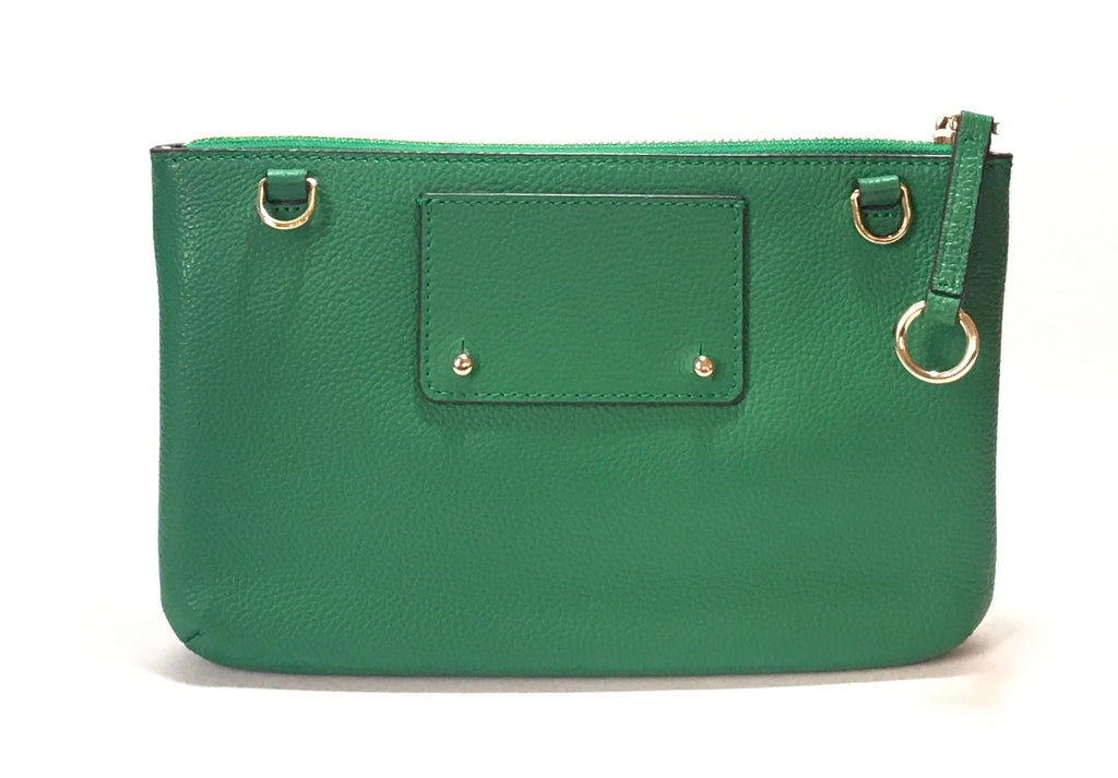Henri Bendel Green Leather Cross Body Bag | Gently Used |