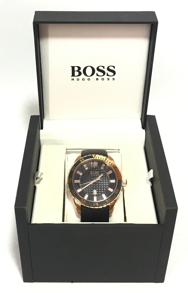 Hugo Boss HB189 Unisex Rubber Strap Watch | Gently Used |
